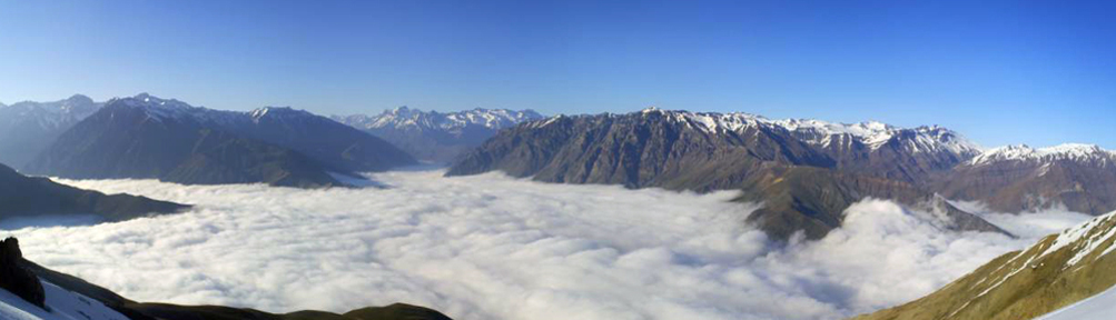 Nubes desde el San Gabriel.